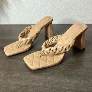 Jessica Simpson Turquoise Heels Sandals Womens Size 8.5